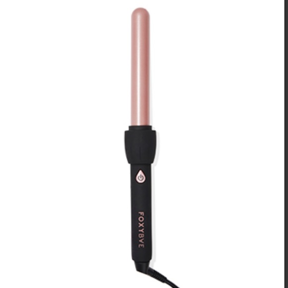FOXYBAE 25mm Black Curling Wand Rose Gold Barrel - Picture 4 of 5